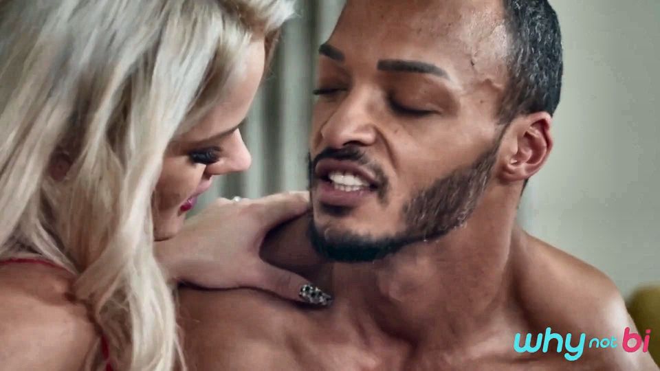 Why Not Bi - All and Fit Kirk Cummings Is Punished as Blonde Lisey Sweet and Dillon Take Over with Strap-on Play