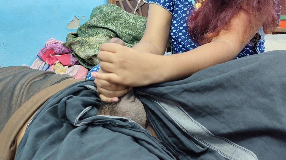 hand job, Malayali girl hand job with step brother