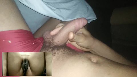 Wife Masturbates for Husband