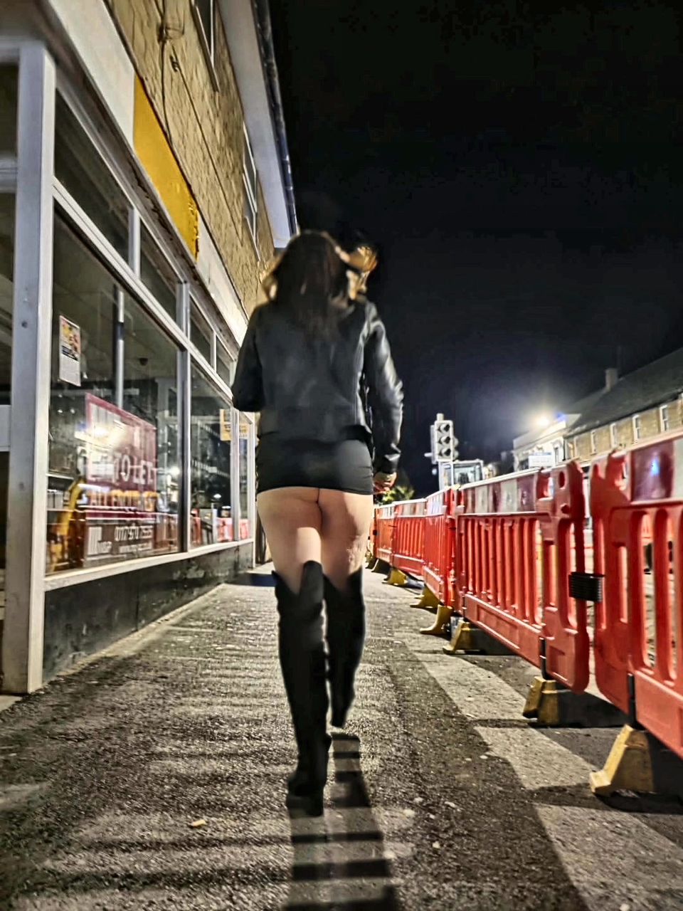 Hotwife public flashing slideshow compilation