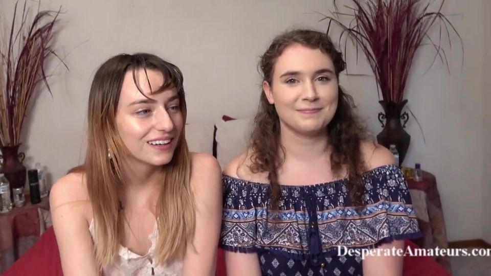 Desperate Amateurs Alisha Lana and Carolyn Get Their Tight Pussies Pounded Hard by Big White Cock