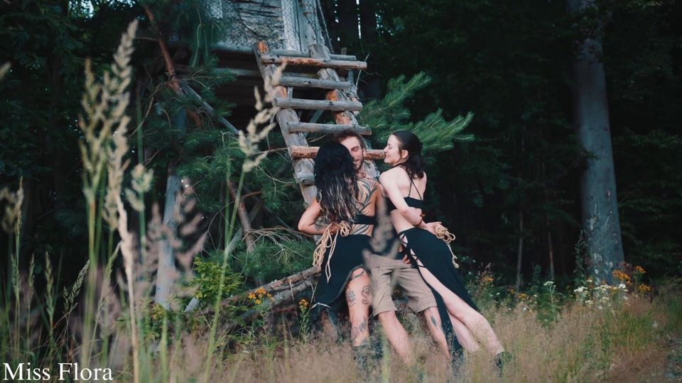 Biting the Festival Boy in the Woods with Snorfux & Goddess Yazmin