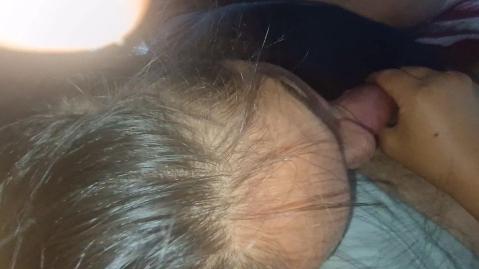 My stepdaughter sucks and wants to let me finish but I fuck her mouth I squirt and I let go of her mouth and swallows it all