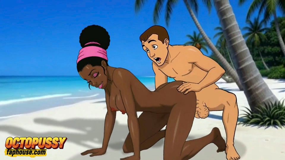 White Guy Fucked a Married Black Slut on a Wild Beach. Sexual Aftermath.