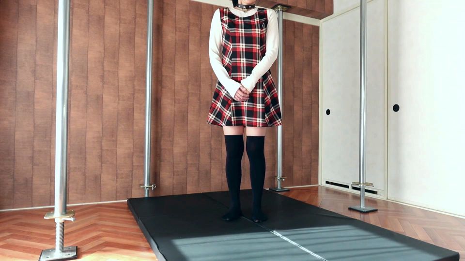 Private Video Shoot. a Dominant-submissive Girl Is Tied up