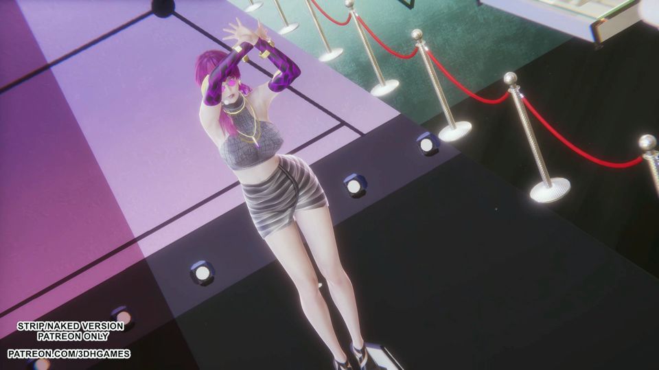 MMD MAMAMOO - Starry Night Evelynn Sexy Kpop Dance League of Legends Hentai Uncensored 4K 60FPS