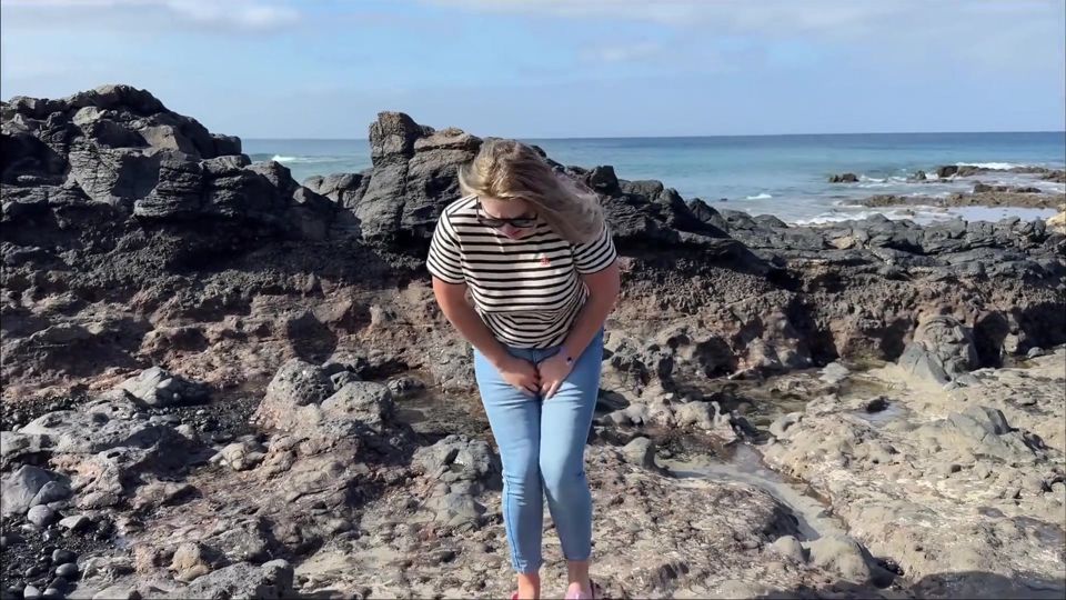 Another Beach Accident - Wet Jeans by the Shoreline
