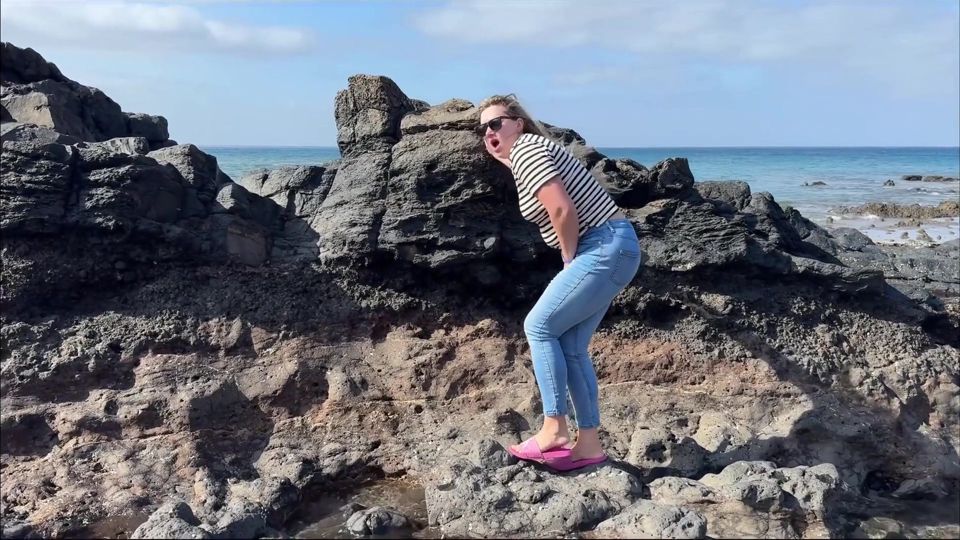 Another Beach Accident - Wet Jeans by the Shoreline