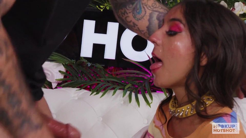 Sasha Tatcha Offers a Wet and Messy Blowjob to Kick off Things