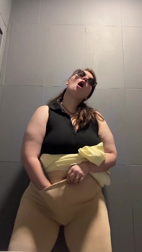 College camp public toilet masturbation