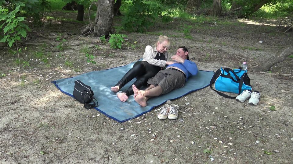 Grandma fucked by horny stepson