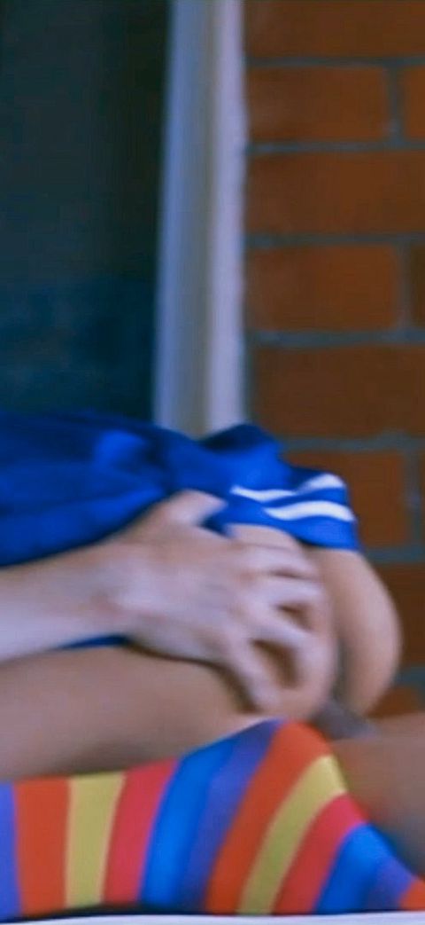 Uniform on and wanting more: Schoolgirl jumps on her stepbrother after school.