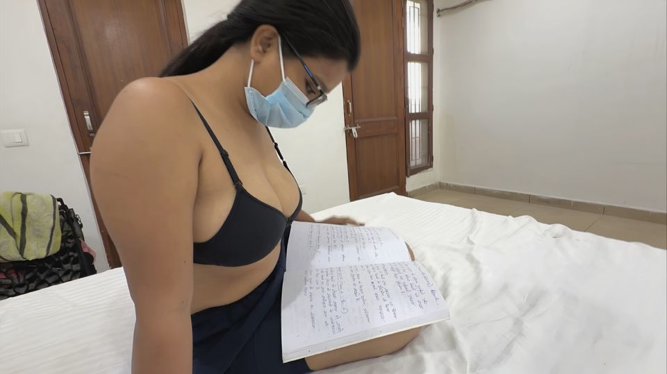 Exam Preparation with My Stepcousin on a Hot Summer Day