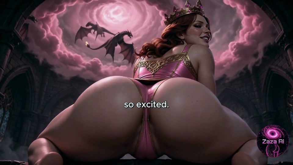 MILF Queen Twerks in Her Castle