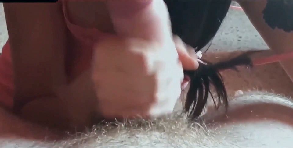 My Wife Gives Me a Blowjob with Her Slutty Red Lipstick