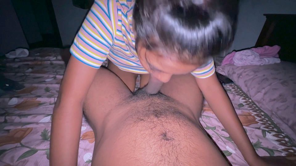 Indian Cute Village Girl Blowjob After Eating Cums