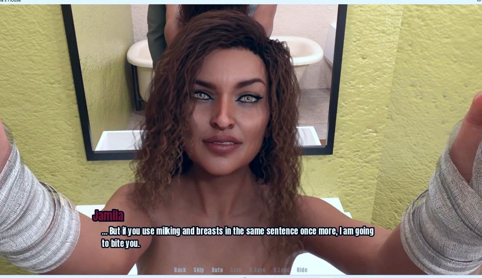 Grandma's house gameplay milking the milf