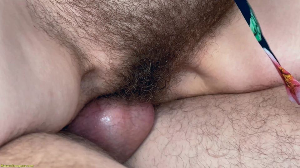 Rough Mature Standing DP Groupsex Bukkake