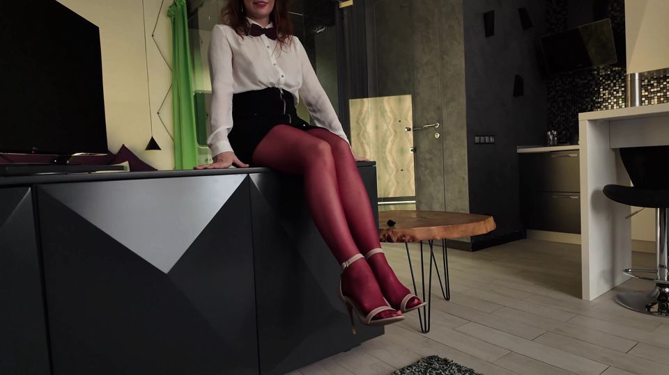 JOI Sweaty, Stinky Nylon Feet Demanding Worship