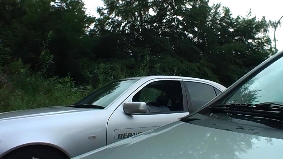 Wild Car Sex with Busty Blonde Getting Fucked Outdoor