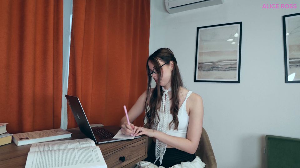 Stepsis Thanked Me for Helping with Her Homework by Fucking Me Hard and Getting a Huge Facial Cumshot