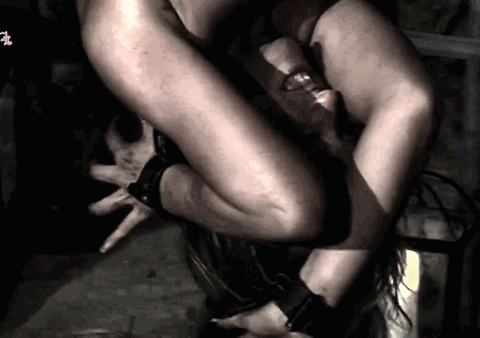 Rebecca - Hung Upside Down with Weights to Be Whipped
