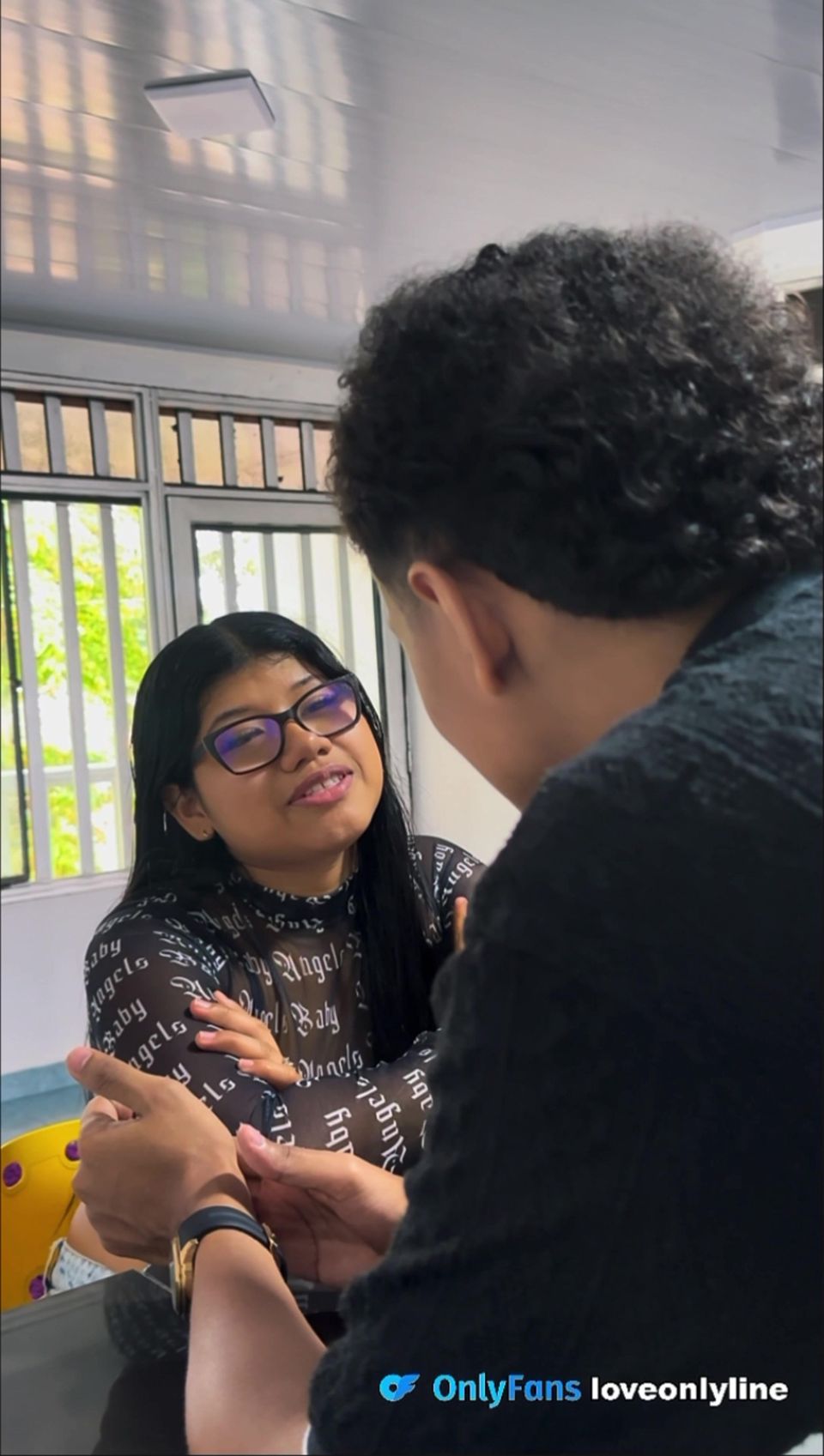 My best friend surprises me with her cock out and can't stand the urge to fuck me!