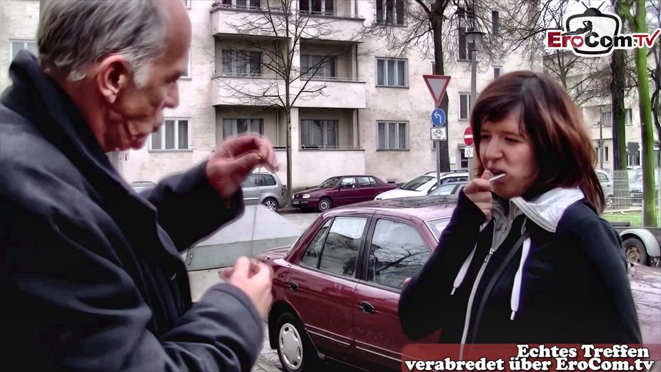 Old grandpa approaches 18 year olds on the street to fuck