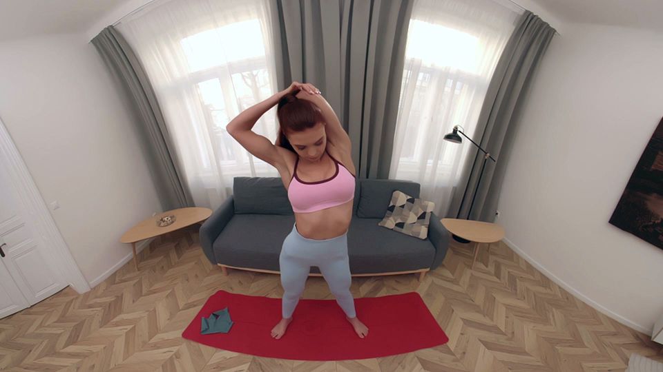 She wanted help stretching, so I stretched her ass with my dick