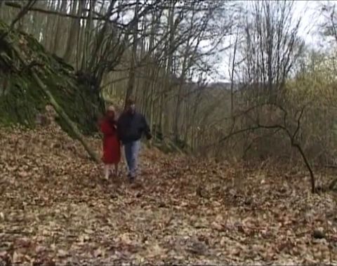 This German Babe Is Big Fan of Sucking Cock in Woods