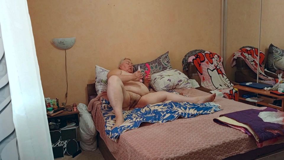 Stepmom Masturbates and Longs for a Big Thick Black Cock in Her Holes