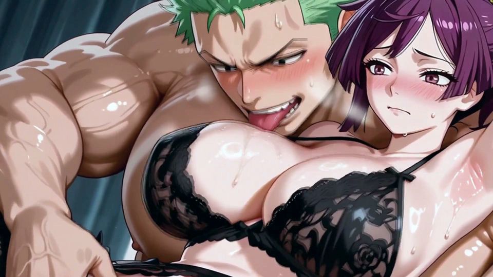 Zoro (op) X Yuzuriha (hell Paradise)