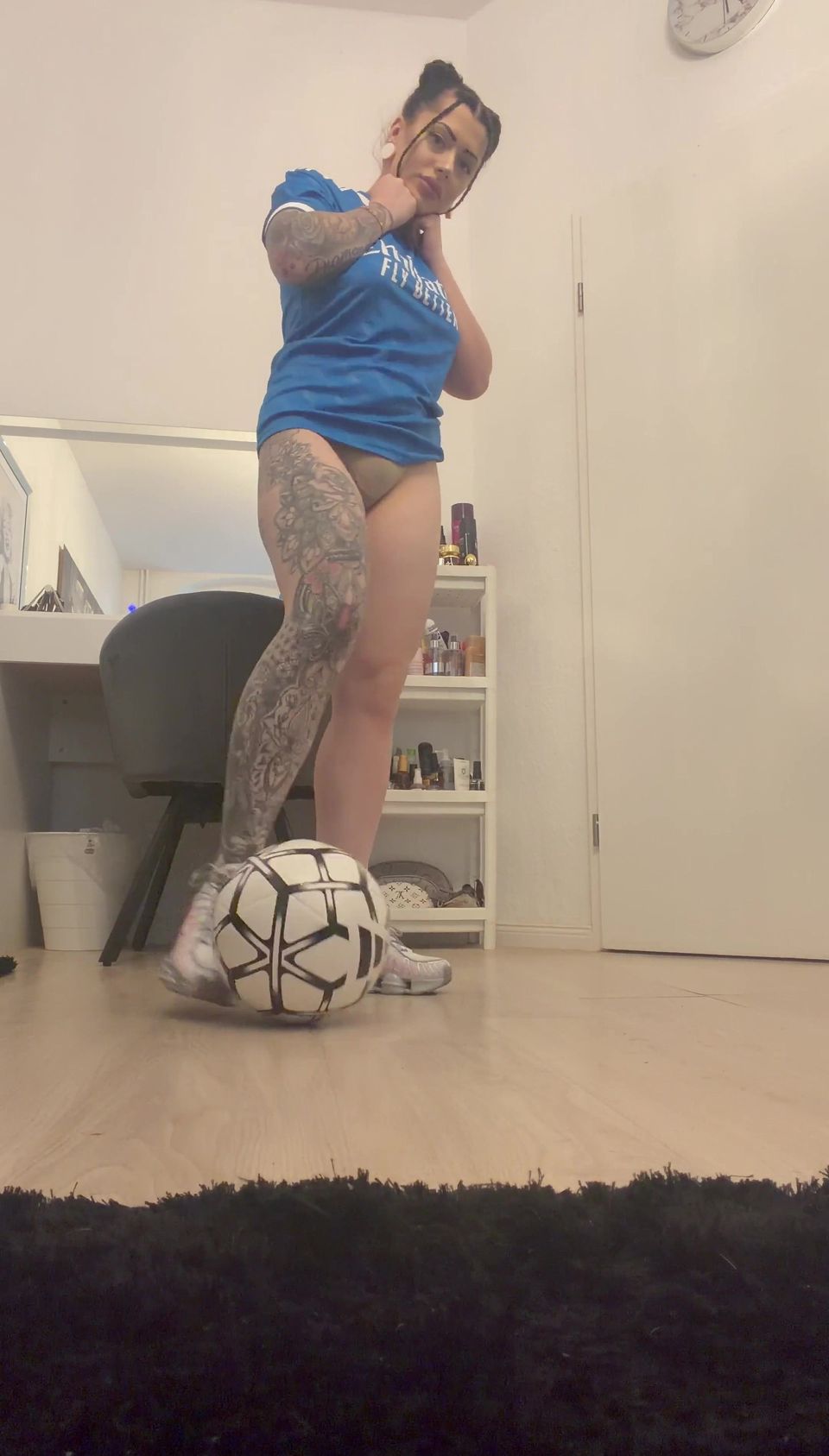 Beautiful Foot Football Video Incl Real Madrid Jersey