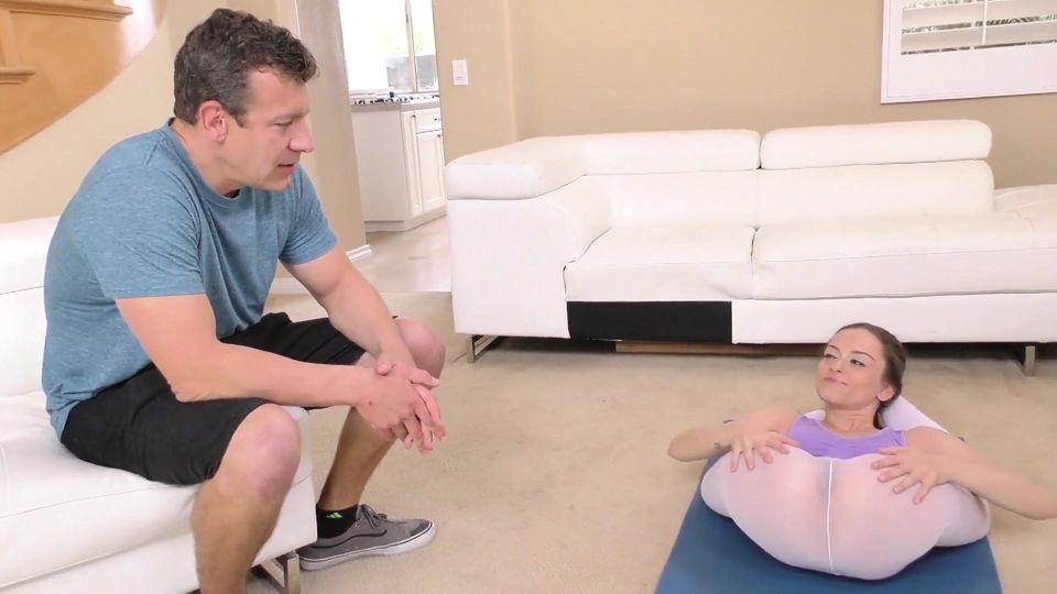 Sons Flexible Yoga GF Fucks His Stepdad