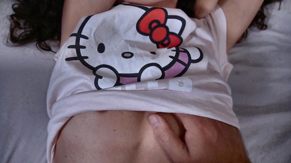 Extremely Petite Small Boob Girl Gets Hammered Rough by Older Man