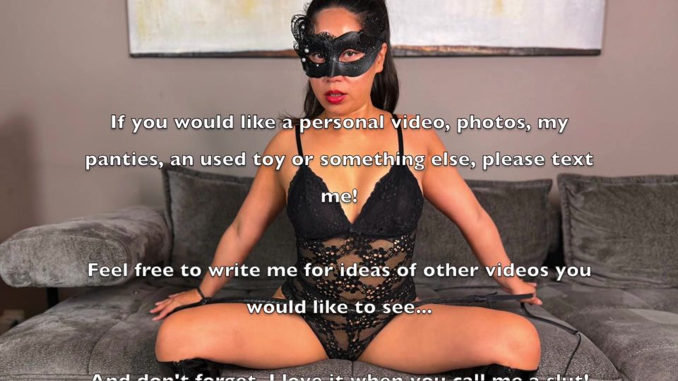 Teen with Very Hot Body Play with Her Whip