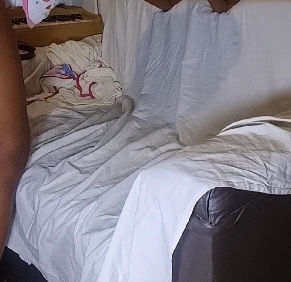 Hot stepdaughter enters the room and catches stepdad jerking off and ends up giving her pussy