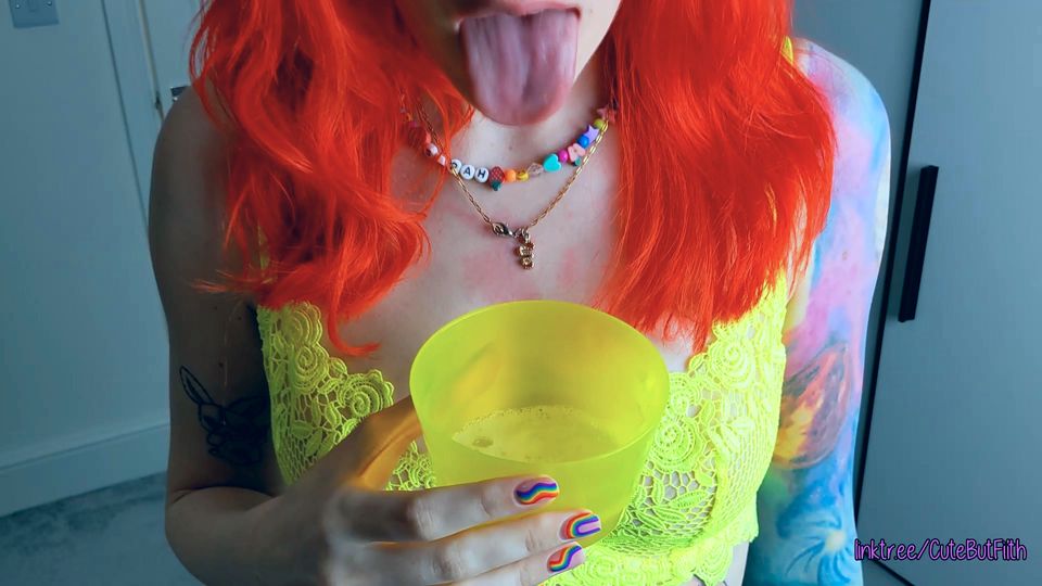 Spit Drenched Tease - Wet and Messy