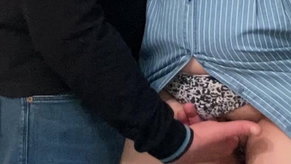 Perverted Stranger Rubbed My Pussy in the Crowded Subway