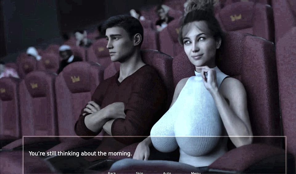 MILF Stepmom's Handjob in Dark Movie Theater - Shadows of Deceit - E08 Special