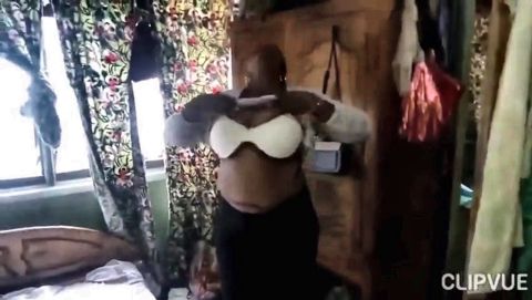 Lady Sharon Display Her Big Boobs and Fat Pussy
