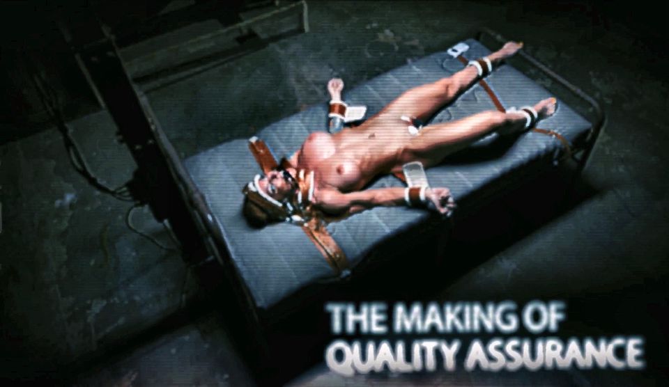 Bondage Redhead Sophia Locke Giggles During Quality Assurance