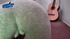 Huge Round tits! Amazing Cameltoe on a Teen Blonde