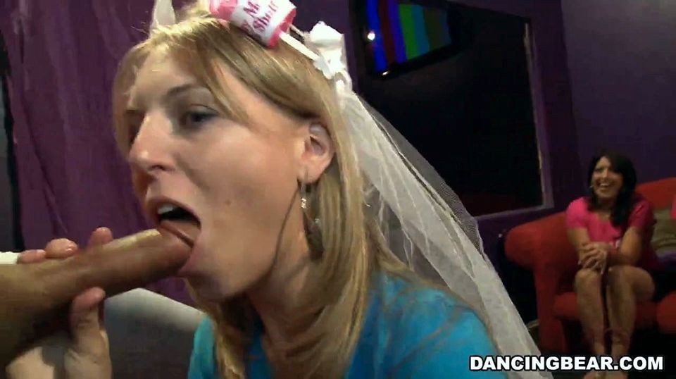Petite Bride Sucks & Fucks At Her Bachelorette Party