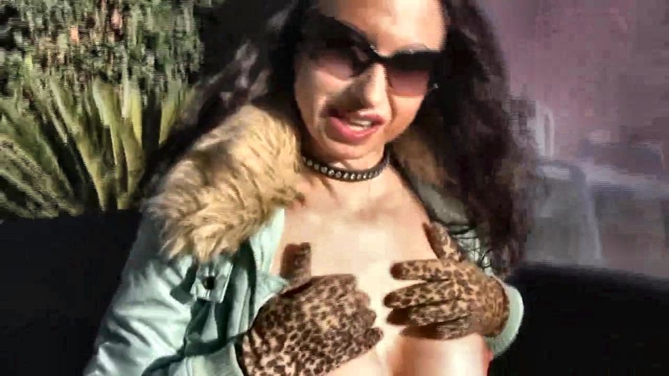 busty CUMFACE MILF in pantyhose stroking and sucking cock