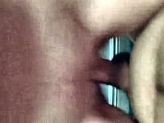 Big tits Rides Cock
