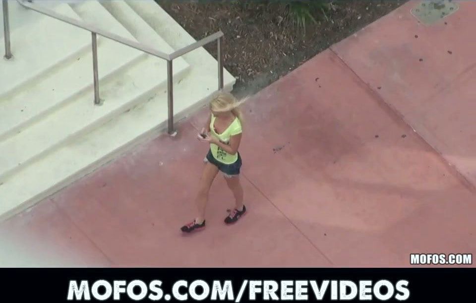 SEXY blonde amateur fucks her ex BF