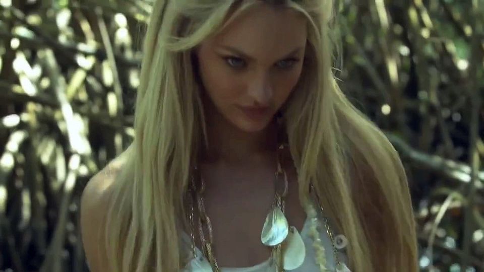 Candice Swanepoel - Vogue photoshoot, behind the scenes