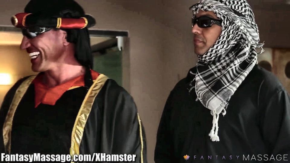 FantasyMassage The Sheik 2: Sensual Oily Massage by 3 Blonde