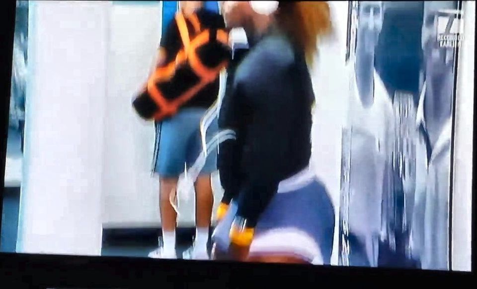 Serena Williams pregame twerk (((RARE FOOTAGE)))